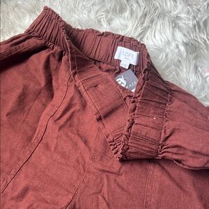 LOFT Men's Rust Flat Front Shorts